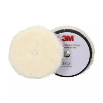 3M WOOL POLISHING PAD MEDIUM 130MM 2 PIECES - VDGAMA Detail Hub