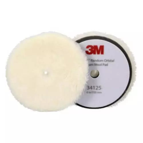 3M WOOL POLISHING PAD MEDIUM 150MM 2 PIECES - VDGAMA Detail Hub