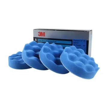 3M ULTRAFINA WAFFLE PAD BLUE MEDIUM 75MM 4 PIECES - VDGAMA Detail Hub