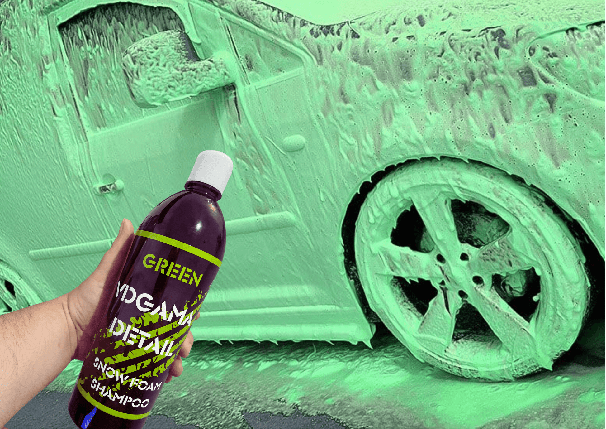 VDGAMA GREEN SNOW FOAM - VDGAMA Detail Hub