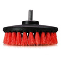 CARPET BRUSH WITH DRILL ATTACHMENT HEAVY-DUTY RED - VDGAMA Detail Hub