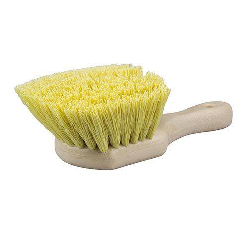 CHEMICAL GUYS CHEMICAL RESISTANT STIFFY BRUSH YELLOW - VDGAMA Detail Hub