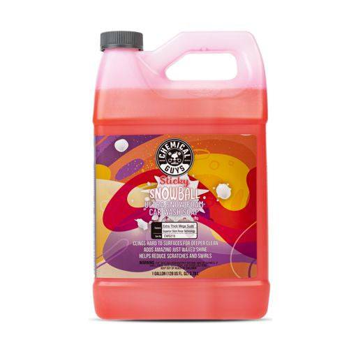 CHEMICAL GUYS STICKY SNOWBALL SNOW FOAM SHAMPOO 3784ML GALLON - VDGAMA Detail Hub