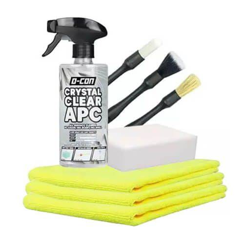 D CON CRYSTAL CLEAR ALL SURFACE CLEANING KIT 6 ITEMS - VDGAMA Detail Hub