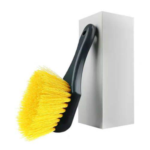 D CON NICE AND STIFF HEAVY DUTY CARPET INTERIOR BRUSH YELLOW - VDGAMA Detail Hub