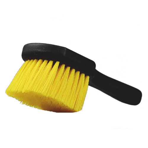 D CON NICE AND STIFF HEAVY DUTY CARPET INTERIOR BRUSH YELLOW - VDGAMA Detail Hub