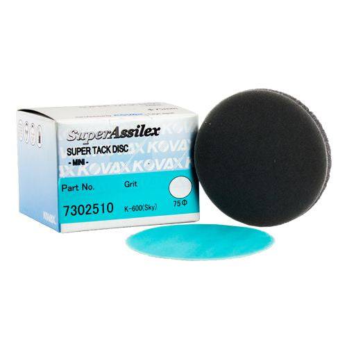 KOVAX ASSILEX SUPER TACK SANDPAPER 600 GRIT 77MM 50 PACK - VDGAMA Detail Hub