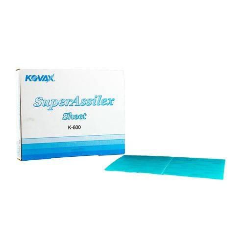 KOVAX SUPER ASSILEX K600 SKY BLUE SANDPAPER 130 X 170MM SHEETS 25 PACK - VDGAMA Detail Hub