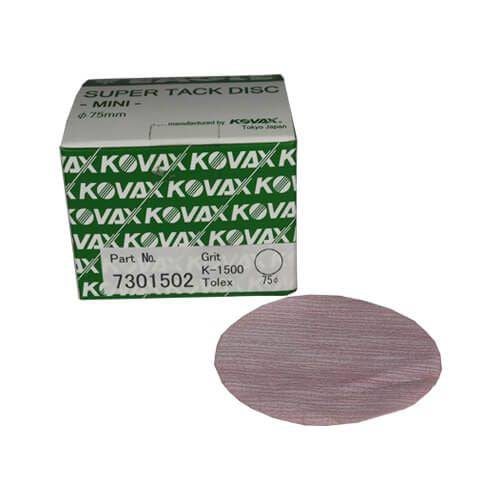 KOVAX TOLEX SUPER TACK DRY SAND PAPER 1500 GRIT 75MM 50-PACK - VDGAMA Detail Hub