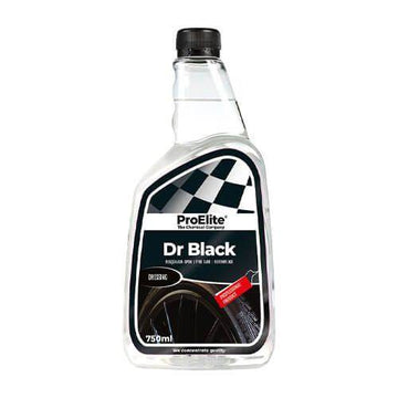 PROELITE DR BLACK TIRE AND EXTERIOR SHINY DRESSING 750ML - VDGAMA Detail Hub