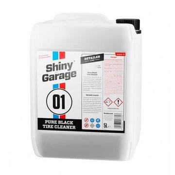 SHINY GARAGE PURE BLACK TIRE CLEANER CONCENTRATE 5000ML - VDGAMA Detail Hub