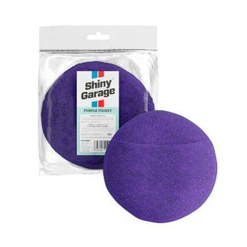 SHINY GARAGE PURPLE POCKET MICROFIBER APPLICATOR - VDGAMA Detail Hub