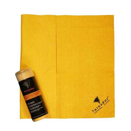 TORNADOR CRYSTAL CLEAR GLASS WINDOW TOWEL 50 X 40 CM - VDGAMA Detail Hub