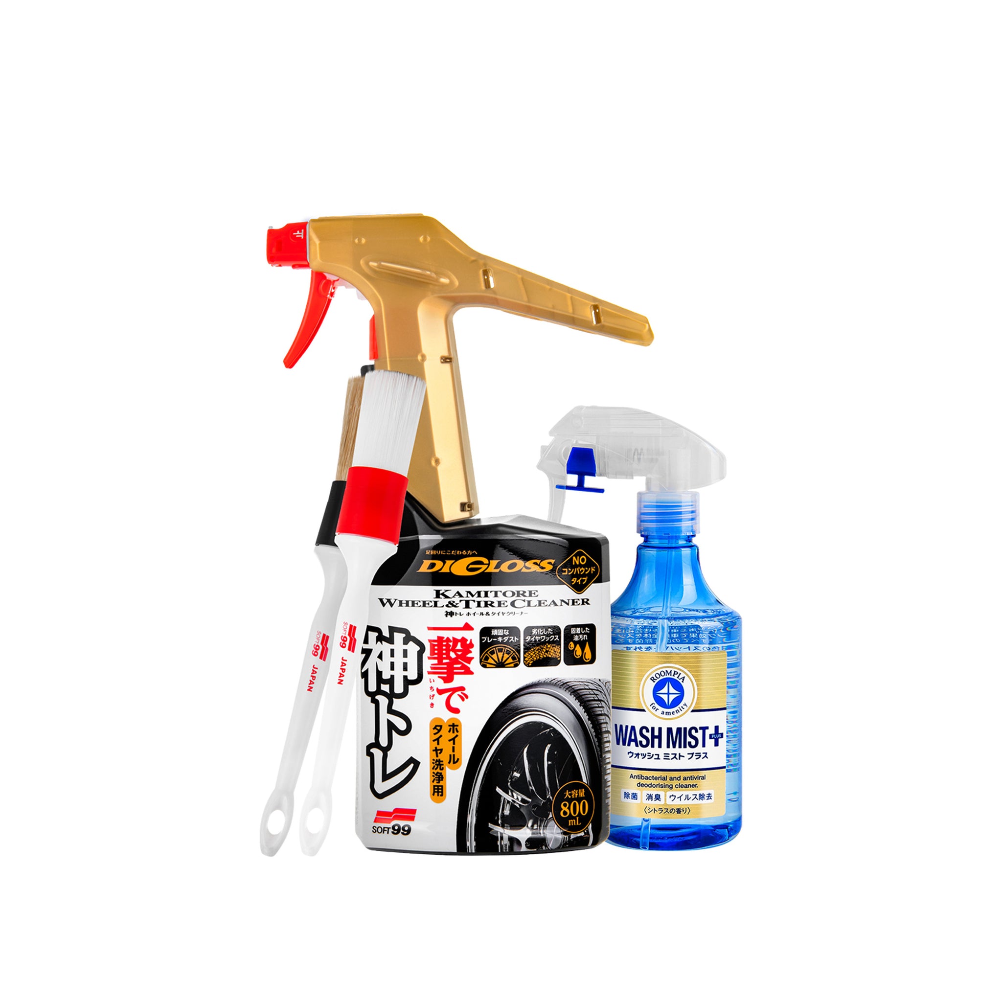 Soft99 Wash Mist Plus + Digloss Wheel and Tire Cleaner