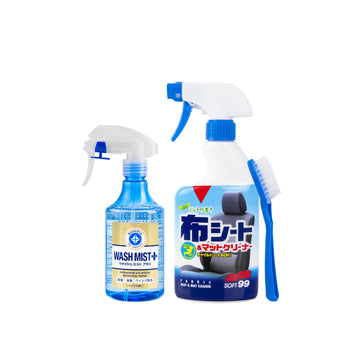 Soft99 Wash Mist Plus + Fabric Seat Cleaner